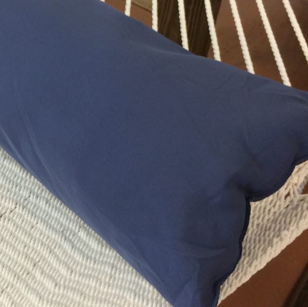 Dark Blue Feaky Tiki Hammock Pillow
