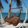 Large Brown Caribbean Hammock Chair - 48inch - Image 2