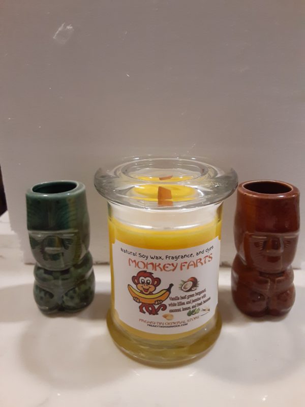 Freaky Tiki Monkey Farts Candle