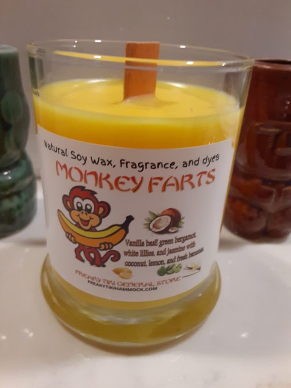 Freaky Tiki Monkey Farts Candle