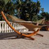 Wooden Arc Hammock Stand
