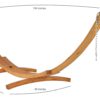 Wooden Arc Hammock Stand - Image 4