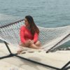 Island Hammock and 13' Stand Combo (Cream)