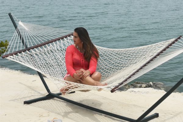 Island Hammock and 13' Stand Combo (Cream)