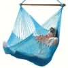 Freaky Tiki Hammock Swing (light blue) with Metal bar